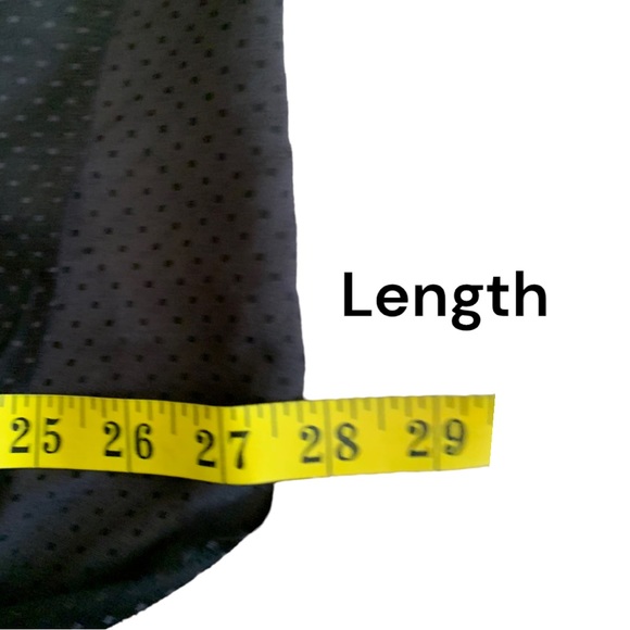 5 for $20 H&M SILKY BLACK POLKA DOT LONGSLEEVE TOP BLOUSE SHIRT 4 S/M - Picture 7 of 8